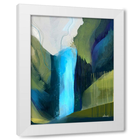 Ethereal Rainforest White Modern Wood Framed Art Print by Banerjee, Ishita