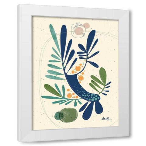 Nordic Trees 1 White Modern Wood Framed Art Print by Banerjee, Ishita