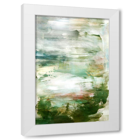 Garden Dreams White Modern Wood Framed Art Print by Bainbridge, Hope