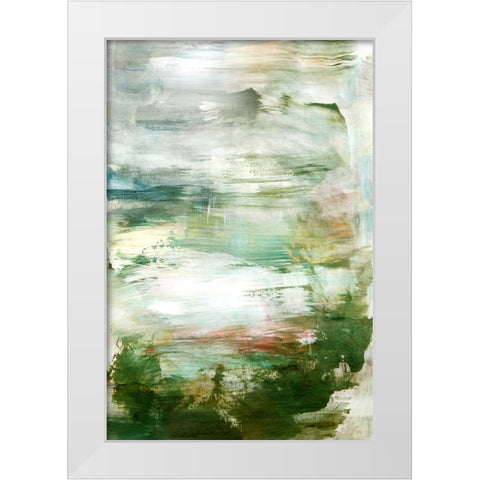 Garden Dreams White Modern Wood Framed Art Print by Bainbridge, Hope