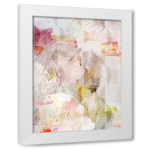 Moon Palette White Modern Wood Framed Art Print by Bainbridge, Hope