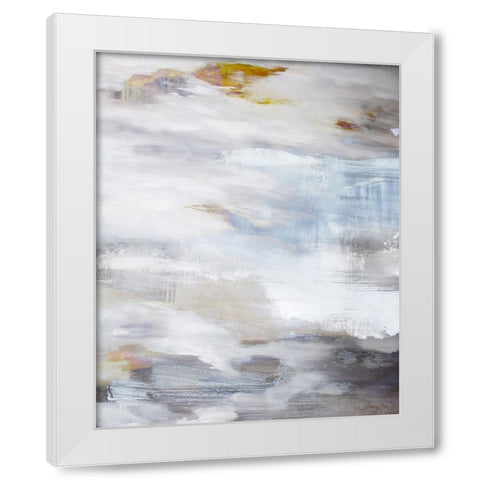 Number Nine 1 White Modern Wood Framed Art Print by Bainbridge, Hope