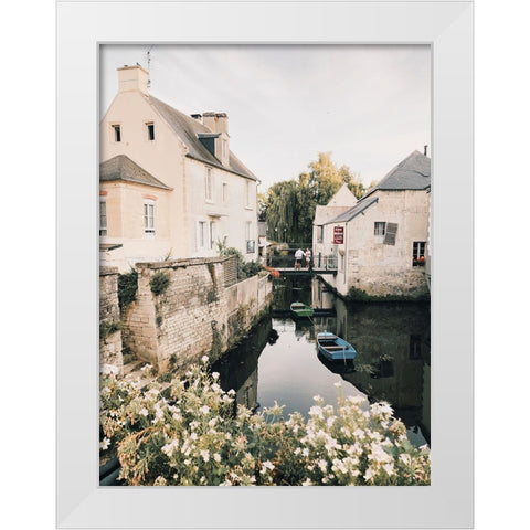 Bayeux White Modern Wood Framed Art Print by Broadway, Krista