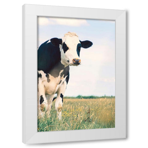 Kenton White Modern Wood Framed Art Print by Broadway, Krista