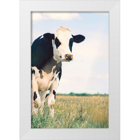 Kenton White Modern Wood Framed Art Print by Broadway, Krista
