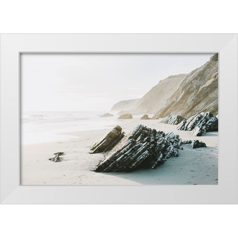 Salerno White Modern Wood Framed Art Print by Broadway, Krista