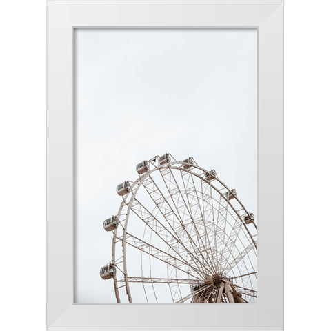 Sumter White Modern Wood Framed Art Print by Broadway, Krista