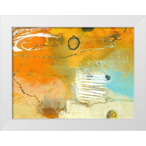 Fondness of Fields 1 White Modern Wood Framed Art Print by Beer, Pamela K.