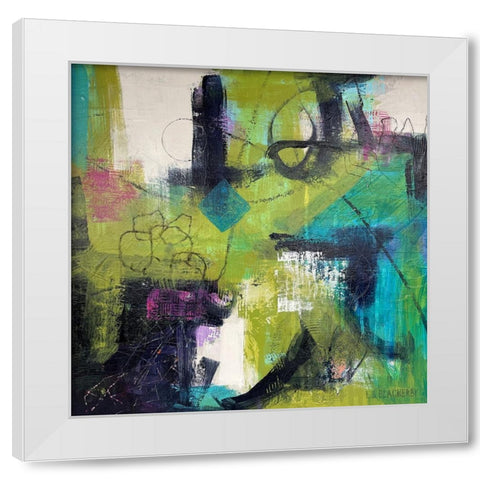 Summer Light White Modern Wood Framed Art Print by Blackerby, Linda S.