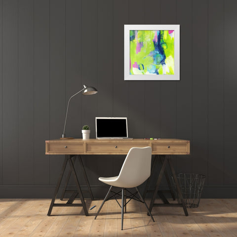 Nothing Just Is White Modern Wood Framed Art Print by Coulson, Carolynne