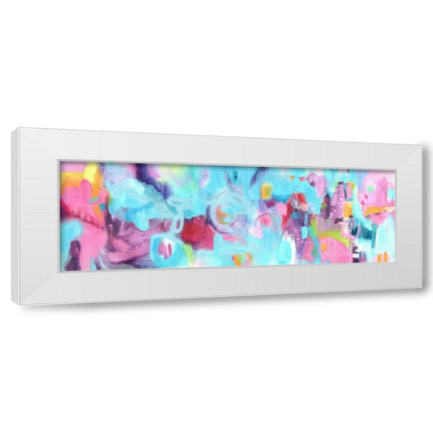 Two Seconds of Summer White Modern Wood Framed Art Print by Coulson, Carolynne