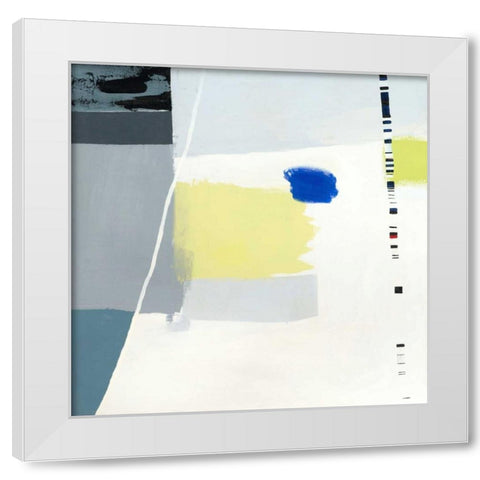 Highway 80 White Modern Wood Framed Art Print by Cohen, Aliza