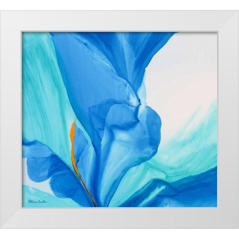 Hello I Love You White Modern Wood Framed Art Print by Coulter, Patricia