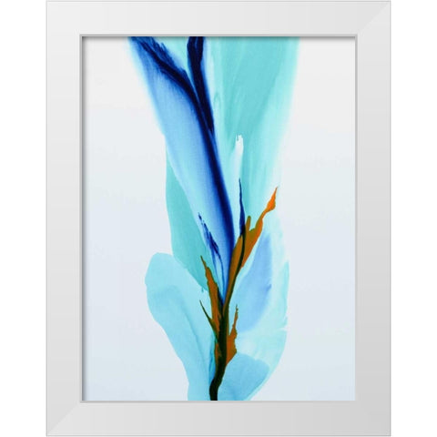 SpringÃ¢â‚¬â„¢s Calling Card White Modern Wood Framed Art Print by Coulter, Patricia