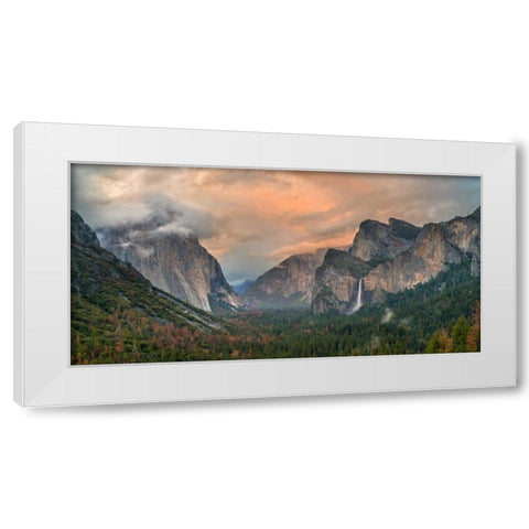 Heaven and Earth White Modern Wood Framed Art Print by Carmel, Elizabeth