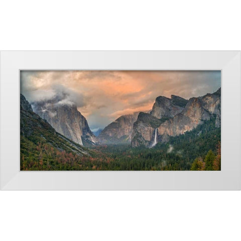 Heaven and Earth White Modern Wood Framed Art Print by Carmel, Elizabeth