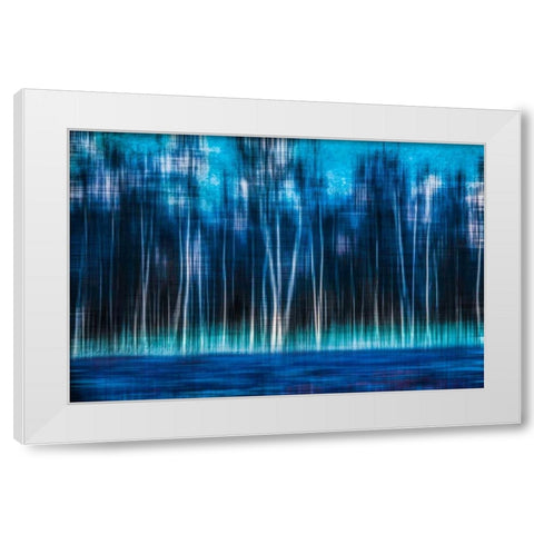 Mystic Forest White Modern Wood Framed Art Print by Cmarits, Hannes