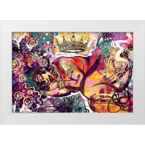 Radiance White Modern Wood Framed Art Print by Copeland, Justin