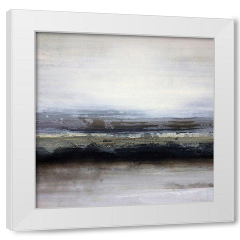 Isthmus White Modern Wood Framed Art Print by Cordes, Susan