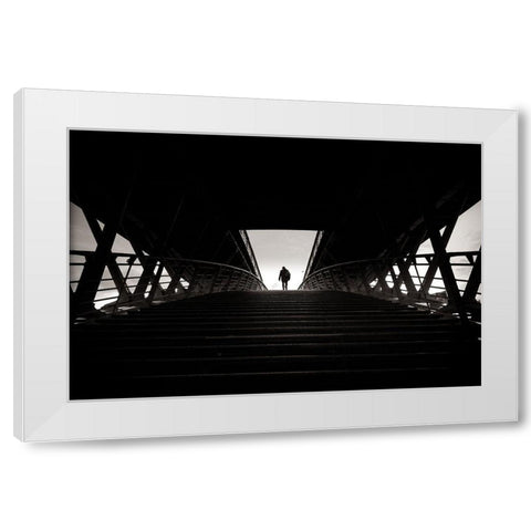 Unchained White Modern Wood Framed Art Print by Corso, Stefano