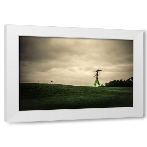 A Ordinary Afternoon White Modern Wood Framed Art Print by Corso, Stefano
