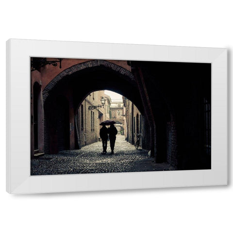 Lullaby White Modern Wood Framed Art Print by Corso, Stefano