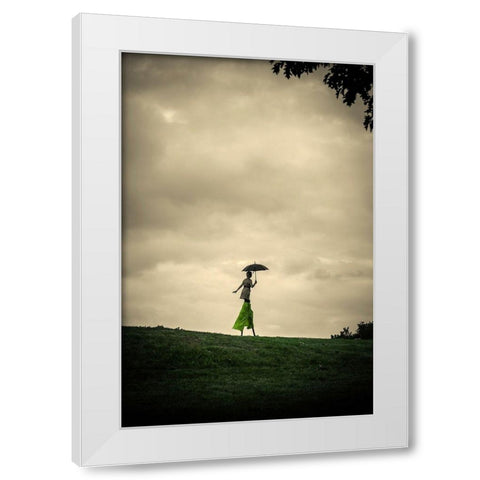 Afternoon No. 2 White Modern Wood Framed Art Print by Corso, Stefano