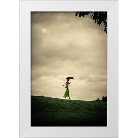 Afternoon No. 2 White Modern Wood Framed Art Print by Corso, Stefano