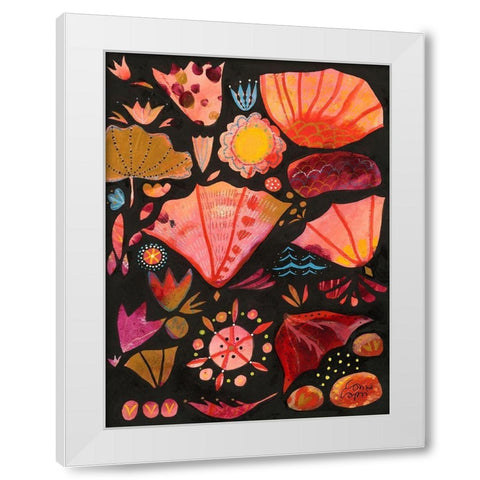 The God of Small Things White Modern Wood Framed Art Print by Capri, Corina