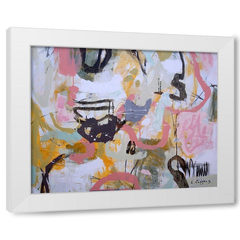 Basking In The Sunlight White Modern Wood Framed Art Print by Coppens, Linda
