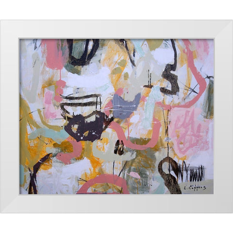 Basking In The Sunlight White Modern Wood Framed Art Print by Coppens, Linda