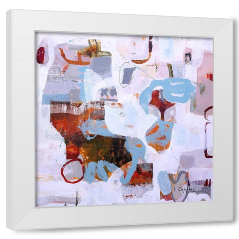 Letâ€™s Imagine White Modern Wood Framed Art Print by Coppens, Linda