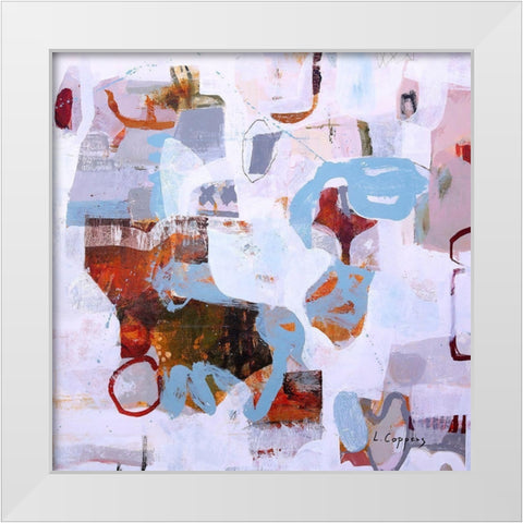 Letâ€™s Imagine White Modern Wood Framed Art Print by Coppens, Linda