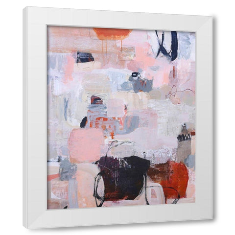 Poetry of Life No. 12 White Modern Wood Framed Art Print by Coppens, Linda