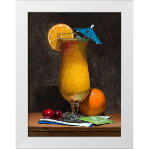 Sex on The Beach White Modern Wood Framed Art Print by Casey, Todd M.