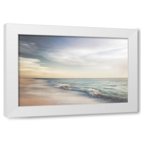 Breathe In White Modern Wood Framed Art Print by Connolly, Karin