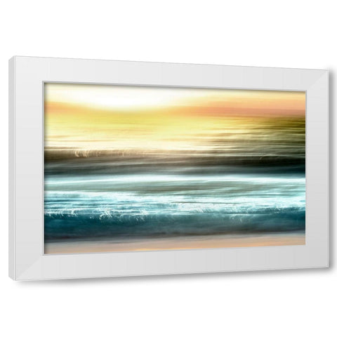 Sparkle and Shine White Modern Wood Framed Art Print by Connolly, Karin