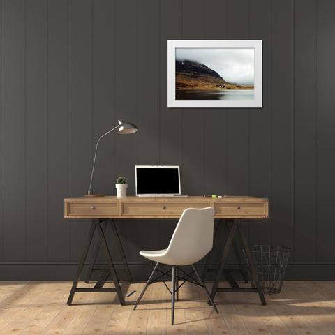 Iceland 1 White Modern Wood Framed Art Print by Colligan, Lynann