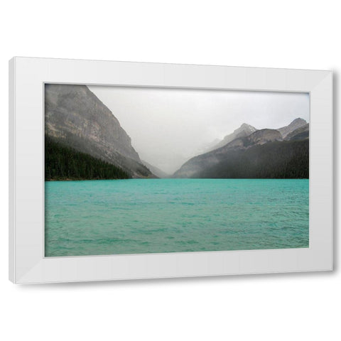 The Rocky Mountain 4 White Modern Wood Framed Art Print by Colligan, Lynann