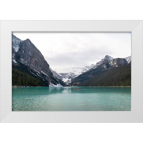 Rocky Mountain 5 White Modern Wood Framed Art Print by Colligan, Lynann