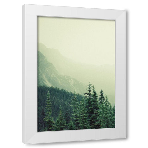 Rocky Mountain 7 White Modern Wood Framed Art Print by Colligan, Lynann
