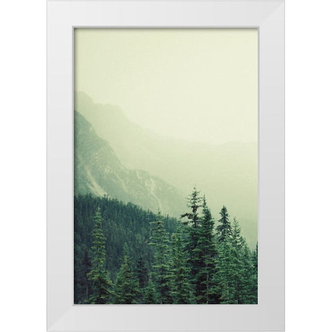 Rocky Mountain 7 White Modern Wood Framed Art Print by Colligan, Lynann