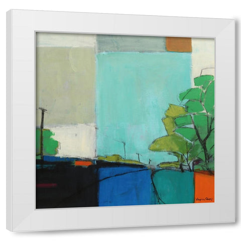 There We Go White Modern Wood Framed Art Print by Chapuis, Virginia
