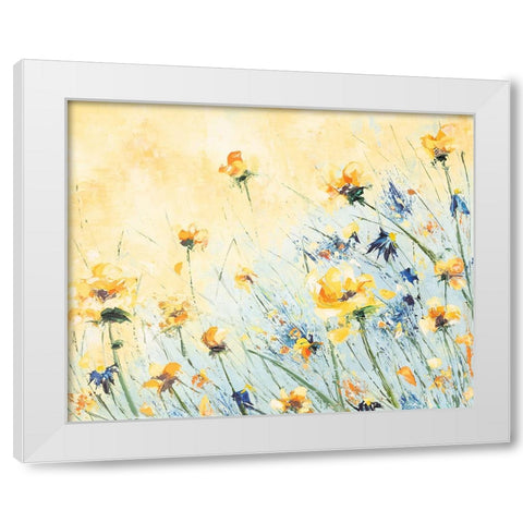 Build Me Up Buttercup White Modern Wood Framed Art Print by Coghlan, Emma