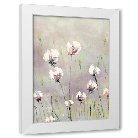 White Tulips White Modern Wood Framed Art Print by Coghlan, Emma