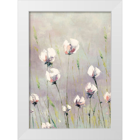 White Tulips White Modern Wood Framed Art Print by Coghlan, Emma