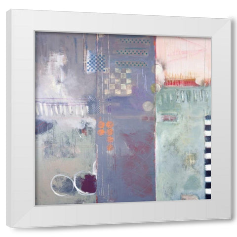 Structure White Modern Wood Framed Art Print by Campbell, Judy