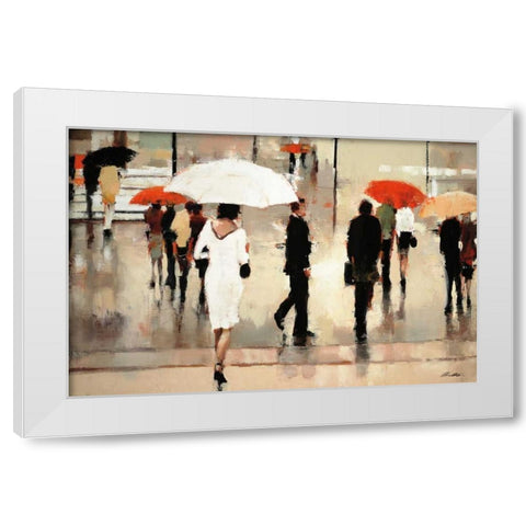 My Complex Heart White Modern Wood Framed Art Print by Christie, Lorraine