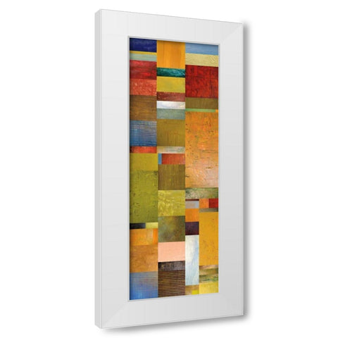 Color Panels with Blue Sky White Modern Wood Framed Art Print by Calkins, Michelle
