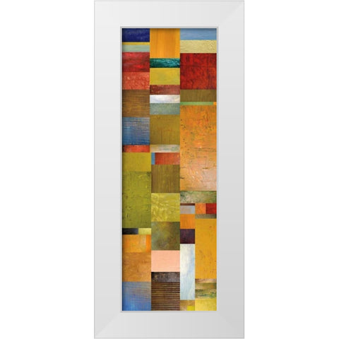 Color Panels with Blue Sky White Modern Wood Framed Art Print by Calkins, Michelle